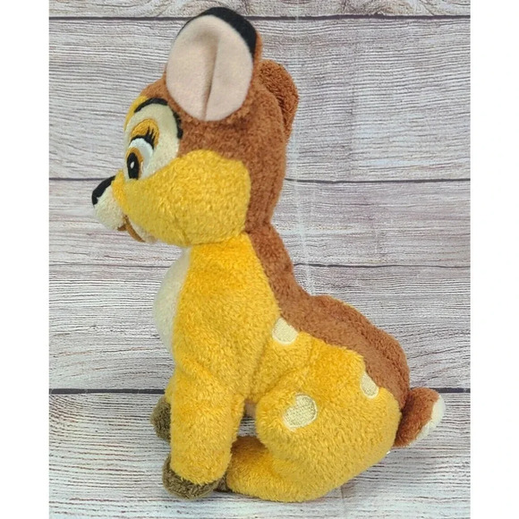 Disney Store Plush Bambi Deer Stuffed Animal Toy Brown Tan 6" - Picture 3 of 5